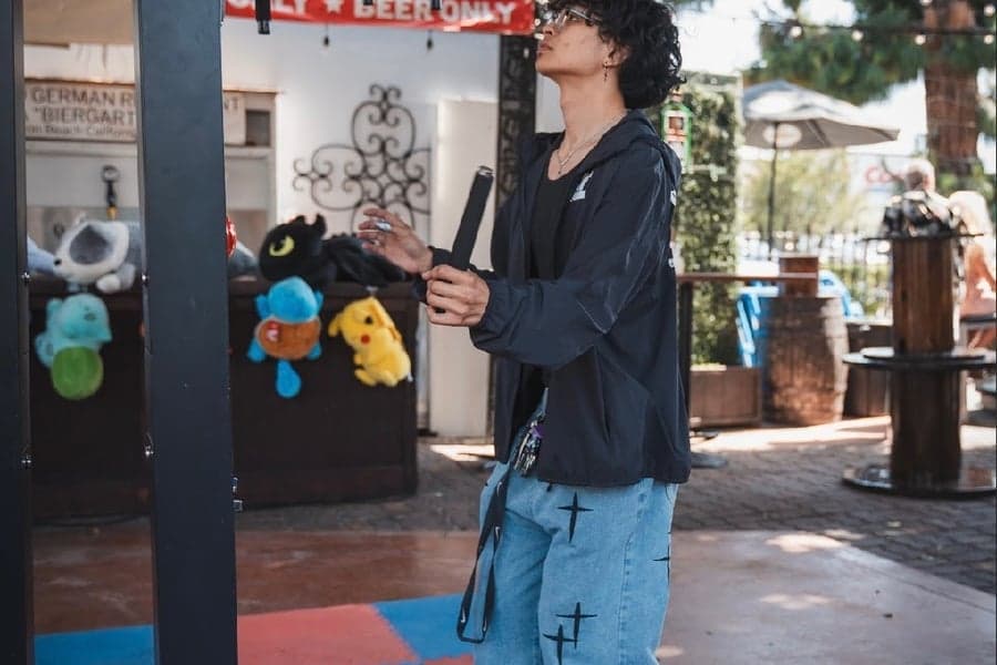 Stick Catching Co. team at an event